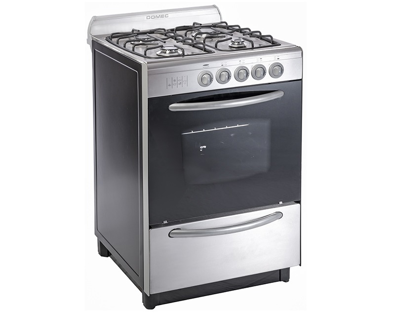 [26850] COCINA MULTIGAS CXUPV 4 HORNALLAS ACERO INOXIDABLE - DOMEC [61947]