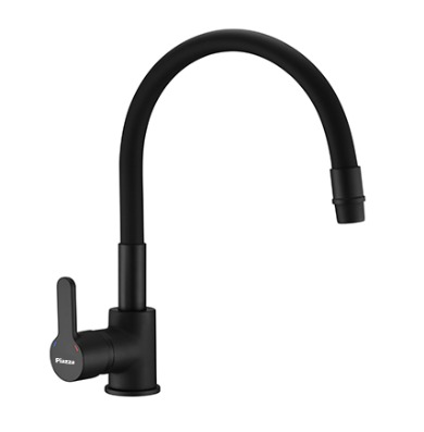 [27104] GRIFERIA COCINA MONOCOMANDO GOURMET PIAZZA EMBLEM - NEGRA - FLEXIBLE - 5 AÑOS DE GARANTIA [10016NE] (copia)