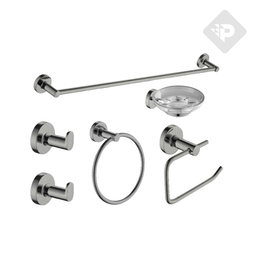 [27132] ACCESORIOS SET SENSUS 6 PIEZAS ACABADO ACERO INOXIDABLE - PIAZZA [73229S]