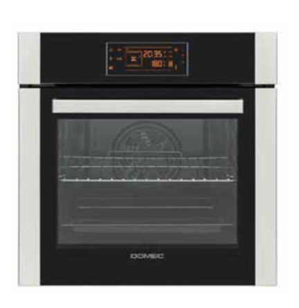 [27340] HORNO ELÉCTRICO EUROMATIC B070 PARA EMBUTIR GRILL CONVECTOR TIMER CON CORTE DE COCCIÓN ACERO INOXIDABLE - DOMEC [52940]