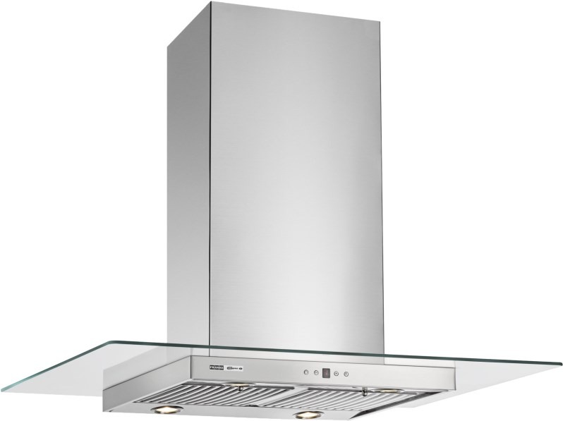 [27696] CAMPANA VETRO ISLA 90CM - 1 MOTRO - TURBINA DOBLE - 3 VELOCIDADES - ABSORCION 650M3/H - ACERO - SPAR [6325-816]