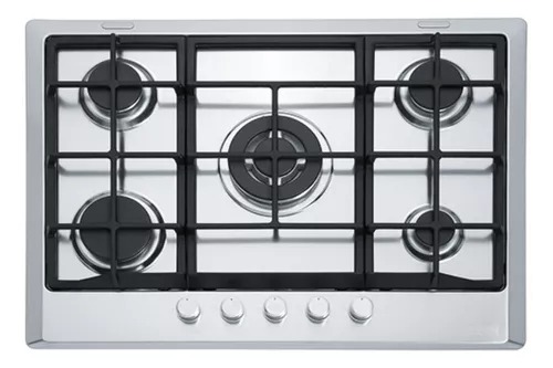 [27702] ANAFE A GAS 5 HORNALLAS 70CM FHM 705 - 1 TRIPLE CORONA - ACERO - SPAR [6600-079]