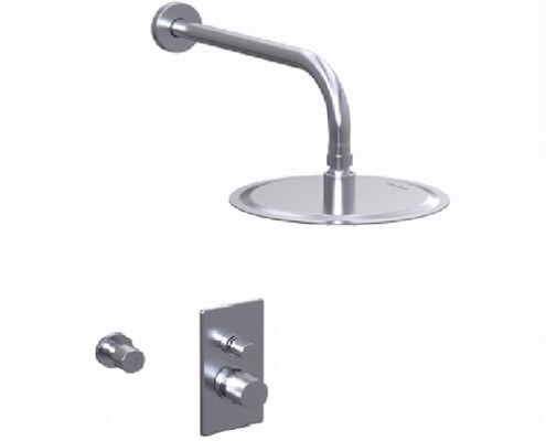 [27832] DUCHA MONOCOMANDO 2 VIAS TEXTURE - CROMO - HIDROMET [9813CRCR]