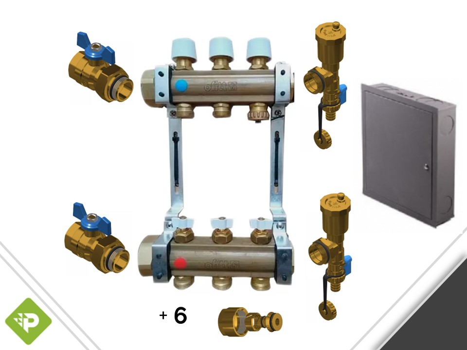 [27862] PACK COLECTOR COMPLETO 3 CIRCUITOS - GIACOMINI - CON GABINETE Y CURVATUBO (copia)