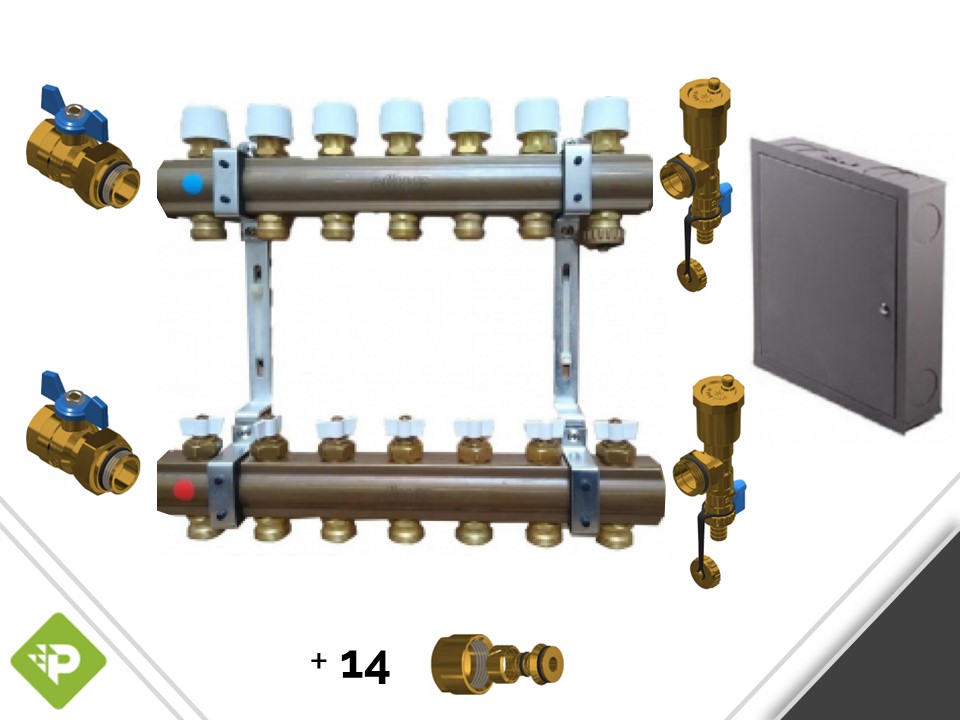 [27866] PACK COLECTOR COMPLETO 7 CIRCUITOS - GIACOMINI - CON GABINETE Y CURVATUBO (copia)