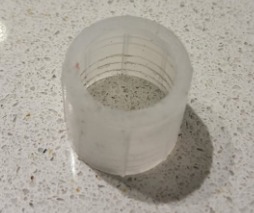 [28042] REPUESTO DUCHA 100mm CON CAÑO CURVO - HIDROMET [173DBCR] (copia)