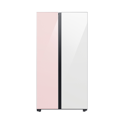 [28290] HELADERA SAMSUNG INVERTER SIDE BY SIDE 654L  BESPOKE - ROSA Y BLANCO [SARS23CB70NA7]
