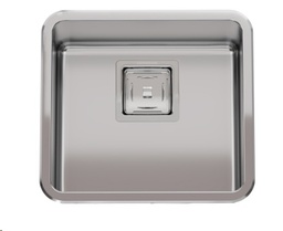 [28340] PILETA SIMPLE QUADRA Q37 ACERO -  JOHNSON [Q 37 CR]
