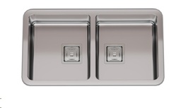 [28355] PILETA DOBLE Q76 ACERO - JOHNSON [Q 76 CR]