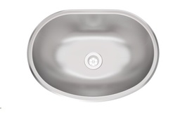 [28384] PILETAS VANITORY OV 370L PULIDO
 ESPEJO ACERO - JOHNSON [OV 370L]