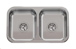[28396] PILETA DOBLE CC 28 - SOPAPA 
AMERICANA ACERO - JOHNSON [CC 28/18]