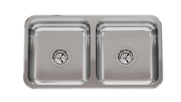 [28397] PILETA DOBLE CC 37 - SOPAPA 
AMERICANA ACERO - JOHNSON [CC 37]