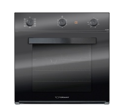 [28588] HORNO ELÉCTRICO 60 LTS -  EMPOTRABLE - CON GRIL, TIMER,  8 FUNCIONES Y TRIPLE CRISTAL - 60X60CM- NEGRO - ORMAY [HE-60A0]