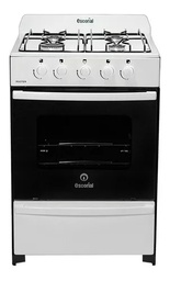 [28648] COCINA A  GAS NATURAL MASTER CLASIC - 4 HORANALLAS 56 CM BLANCO - ESCORIAL [MASCL56BN]