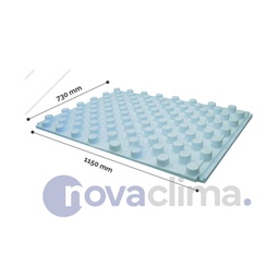 [11939] PLACA SUELO RADIANTE NOVAFIX - DENSIDAD 20KG/CM2 - NOVA CLIMA
