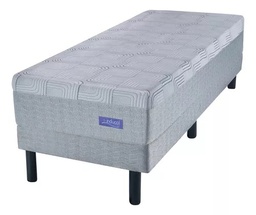 [29192] CONJUNTO COLCHÓN + SOMMIER CARDIEL ESPUMA - 1 PLAZA - 0.80X1.9X0.245 MTS- INDUCOL [207600]
