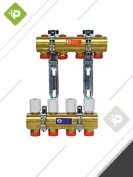 [994] COLECTOR PREMONTADO 4 CIRCUITOS R553Y004 GIACOMINI - 1"