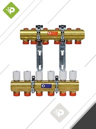 [3470] COLECTOR PREMONTADO 6 CIRCUITOS R553Y006 GIACOMINI - 1"