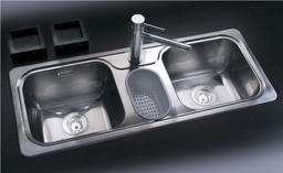 [29676] PILETA TRIPLE HYDRA J 107 A  - ACERO 304 - JOHNSON [HYDRA J 107 A]