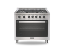 [29696] COCINA MULTIGAS 5 HORNALLAS - TRES NIVELES DE COCIÓN - VIDRIO DOBLE TEMPLADO- REJILLAS DE FUNDICIÓN ESMALTADAS  - ORMAY [B-90 T]