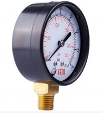 [8786] MANOMETRO JMH R/INFERIOR 1/4 10 BAR 63MM SIN LOGO