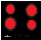 [30940] ANAFE VITROCERAMICA 4 HORNALLAS - KACEMASTER [8340 B]