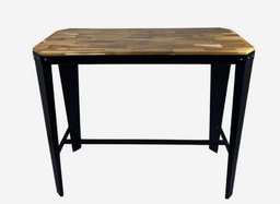 [31335] MESA 120 RUNKO - NEGRA CON MADERA - TROMEN [06-000-055]
