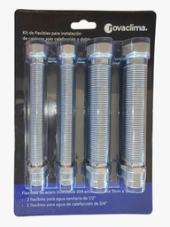 [31904] KIT FLEXIBLES CONEXIONES GAS Y AGUA PARA CALDERA DUAL - PRONTO (copia)