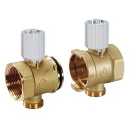 [22050] PAR ELEMENTOS EXTREMOS DE COLECT. MODULAR. 1"x18xDN32 TERMOSTATIZABLE - R53VTY006 - GIACOMINI