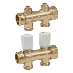 [23073] COLECTOR MODULAR 1 "X18 / 3 RETORNO TERMOSTATIZABLE R583Y063 GIACOMINI