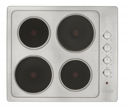 [23120] ANAFE ELECTRICO ACERO INOXIDABLE 4 HORNALLAS - CLEVER