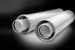 [23151] TUBO COAXIAL Ø60/100 ENCASTRABLE M-H  POR 1 METRO - PEISA [10001450]