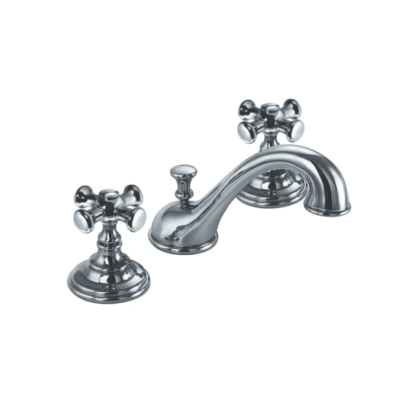 [23324] GRIFERIA LAVATORIO BEVERLY CRUZ HIDROMET - CROMO - 10 AÑOS DE GARANTIA