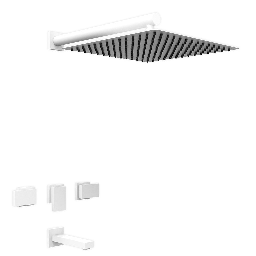 [23333] GRIFERIA DUCHA CON TRANSFERENCIA BLOCK PLANE HIDROMET - CROMO - 10 AÑOS DE GARANTIA