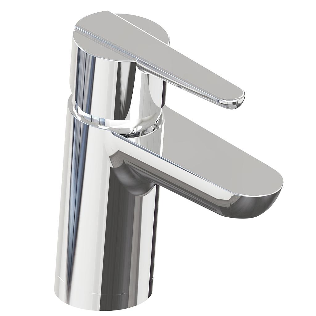 [23342] GRIFERIA LAVATORIO MONOCOMANDO FLAT HIDROMET -  CROMO - 10 AÑOS DE GARANTIA