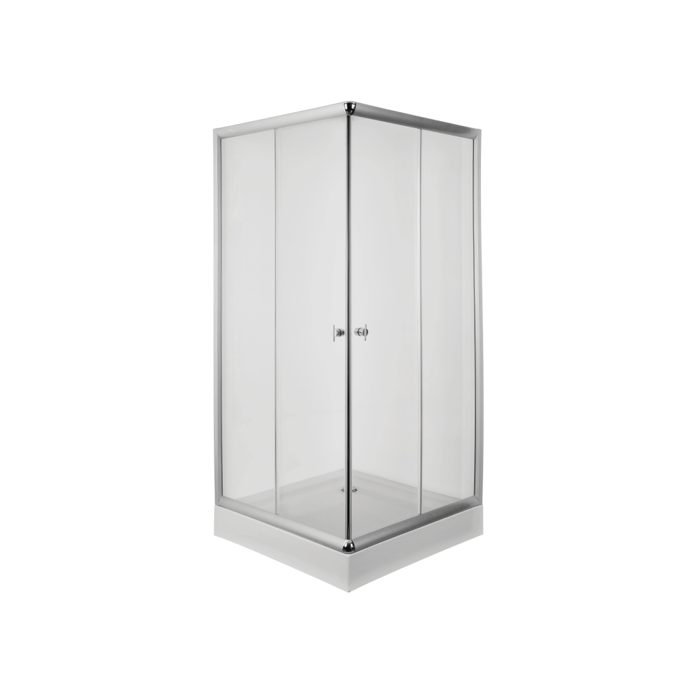 [23554] CABINA DUCHA RECTANGULAR 900 x 900 PIAZZA - CON RECEPTACULO DESCARGA