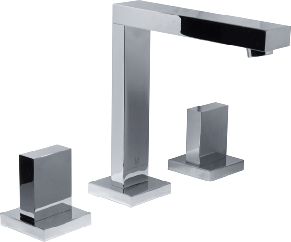 [23713] GRIFERIA BICOMANDO LAVATORIO BLOCK UP CROMO HIDROMET – 10 AÑOS DE GARANTÍA [34001CRCR]