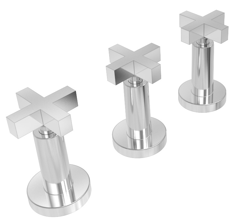 [23886] GRIFERIA BICOMANDO BIDET LOOK CRUZ CROMO HIDROMET – 10 AÑOS DE GARANTÍA [31102CRCR]