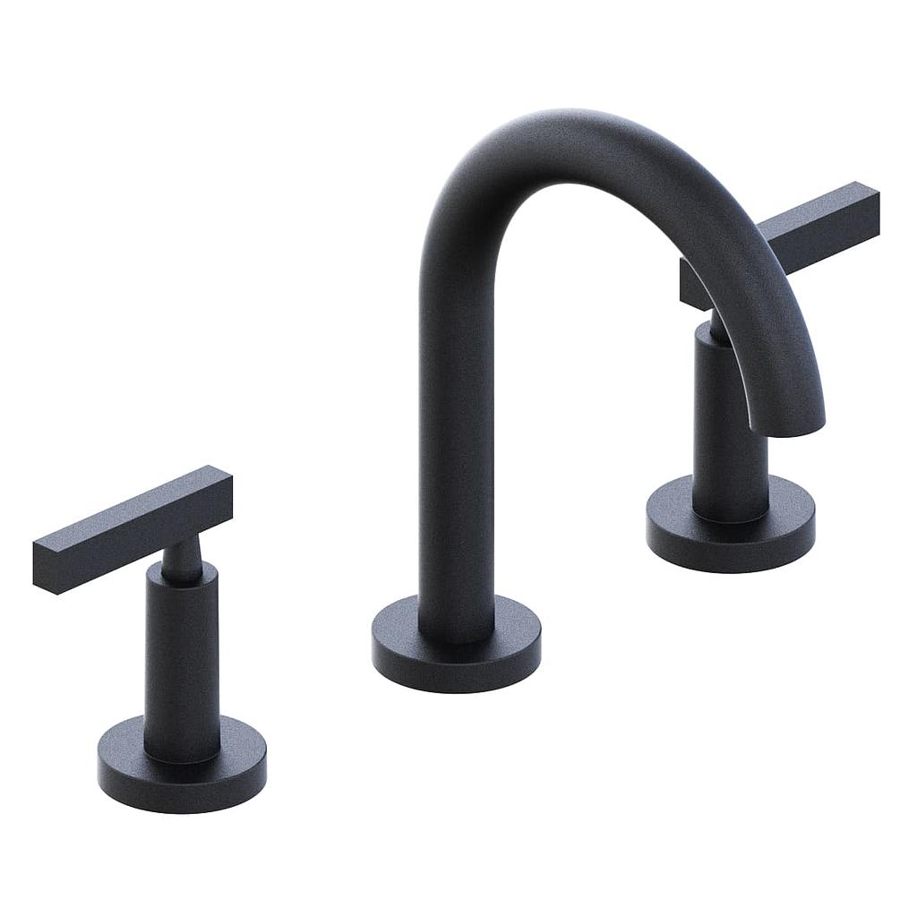 [23917] GRIFERIA BICOMANDO LAVATORIO LOOK LEVER BLACK HIDROMET – 10 AÑOS DE GARANTÍA [31106NEGR]