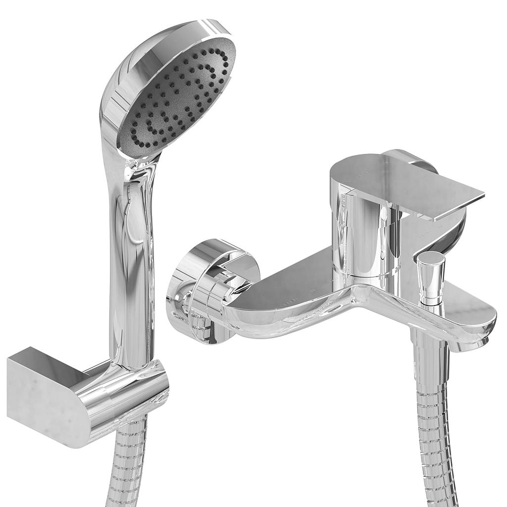 [24163] GRIFERIA MONOCOMANDO DUCHA CON TRANSFERENCIA EXTERIOR RAPTOR CROMO – 10 AÑOS DE GARANTÍA [9477CRCR]