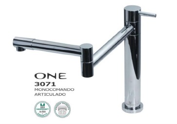 [24187] GRIFERIA MONOCOMANDO MESADA COCINA ONE ARTICULADA CROMO – 10 AÑOS DE GARANTÍA [03071CRCR]