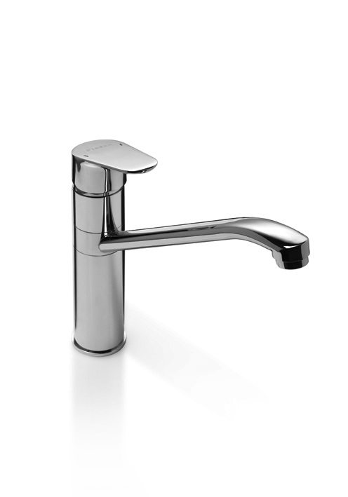 [24220] GRIFERÍA MONOCOMANDO DOT COCINA MESADA CROMO PIAZZA [10112]