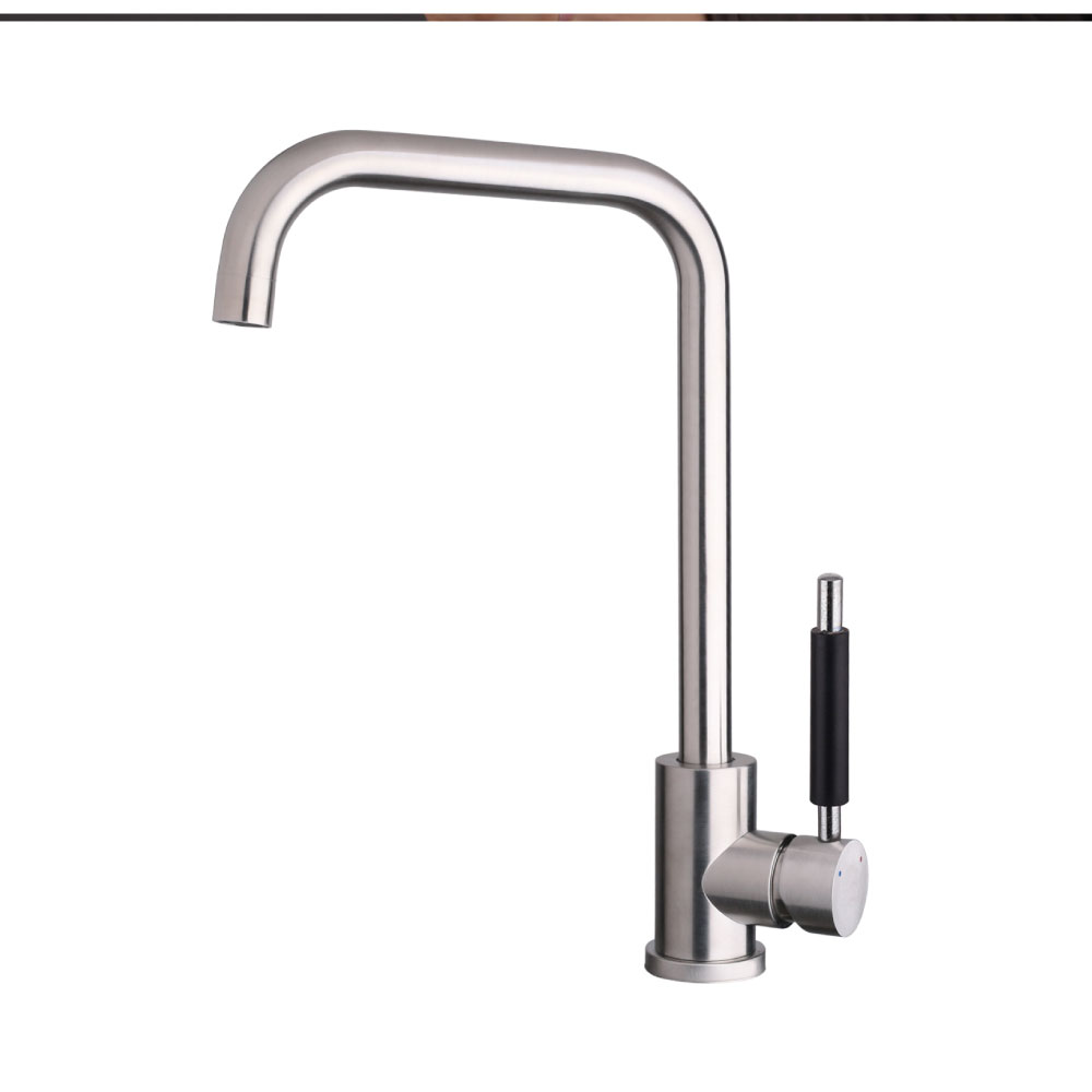 [24240] GRIFERÍA MONOCOMANDO GOURMET COCINA MESADA ACERO INOXIDABLE  PIAZZA [10303SS]