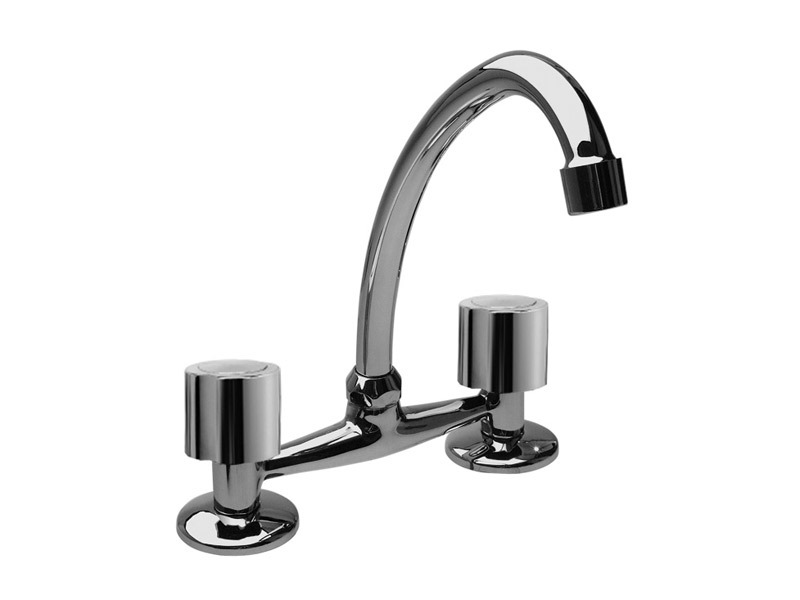 [24310] GRIFERÍA BICOMANDO CONVENCIONAL VIVA PLUS COCINA MESADA CROMO HYDROS [103911]