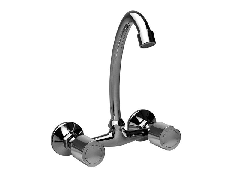 [24311] GRIFERÍA BICOMANDO CONVENCIONAL VIVA PLUS COCINA PARED CROMO HYDROS [253911]