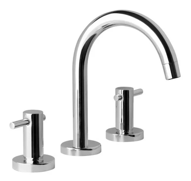 [24370] GRIFERÍA BICOMANDO CIERRE CERAMICO ZEN LAVATORIO CROMO HYDROS [315111]