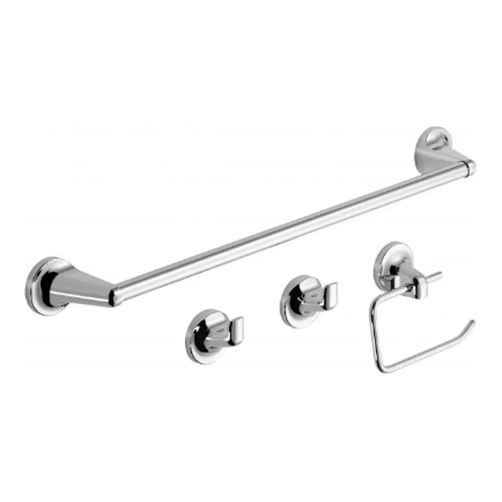 [24413] ACCESORIO NOVA SET 4 PIEZAS CROMO  HYDROS PIAZZA [50046111]