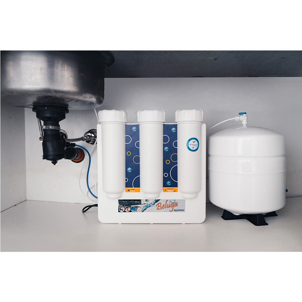 [24477] FILTRO BAJO MESADA - OSMOSIS INVERSA BELUGA - HIDROQUIL - APROBADO POR ANMAT - PARA COCINA