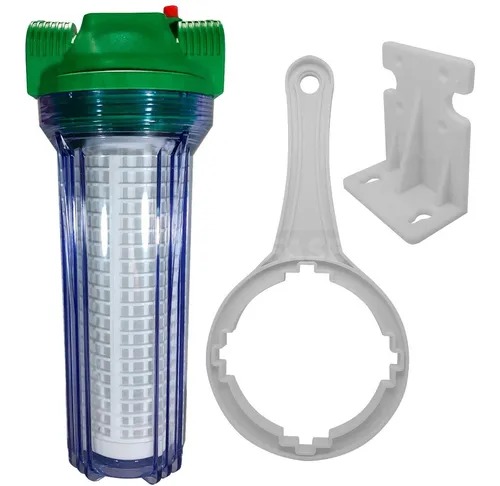 [24480] FILTRO 10" VERDE POLIPROPILENO - CON CARTUCHO FIBRA SINTETICA - HIDROQUIL (copia)