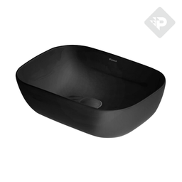 [24502] BACHA APOYO RECTANGULAR A426NE PIAZZA - LAVATORIO PILETA - COLOR NEGRO